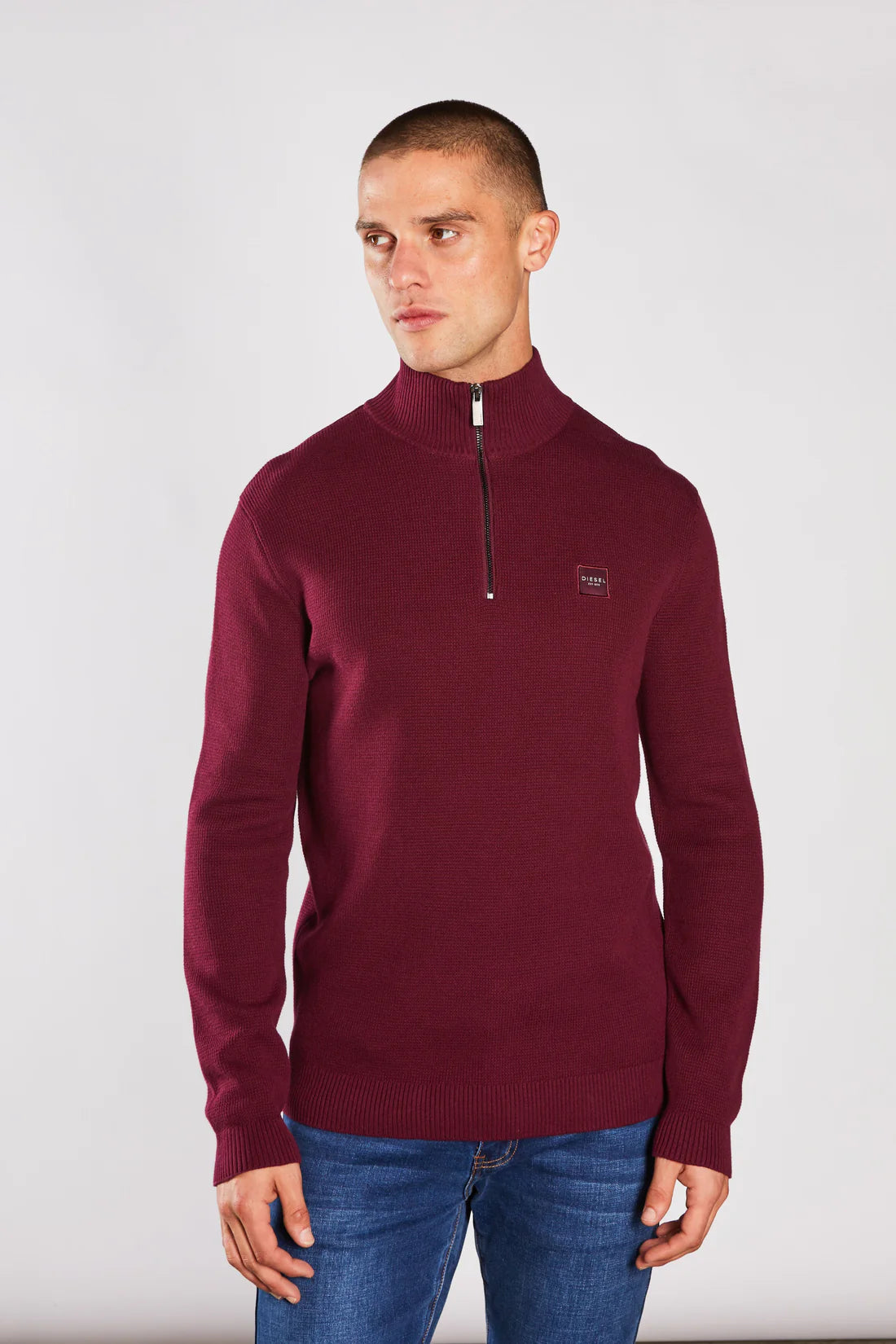 Twain Half Zip Fig Mar