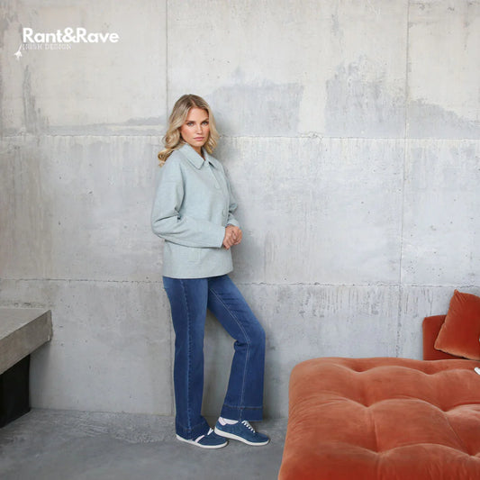 Cristal Wide Jean Mid Wash