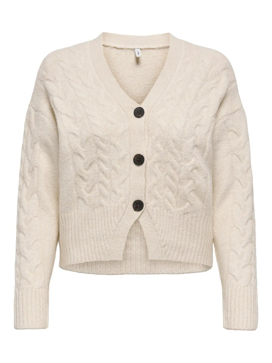 ONLRIO LIFE LS CABLE CARDIGAN KNT