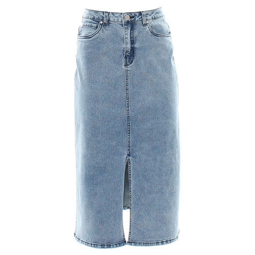 Maria Denim Skirt Ice Blue