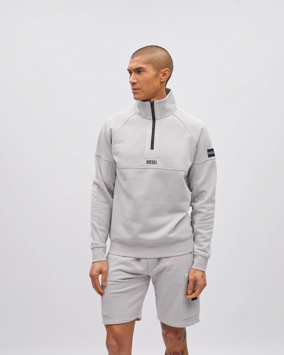 Hatcher Half Zip Shale Grey