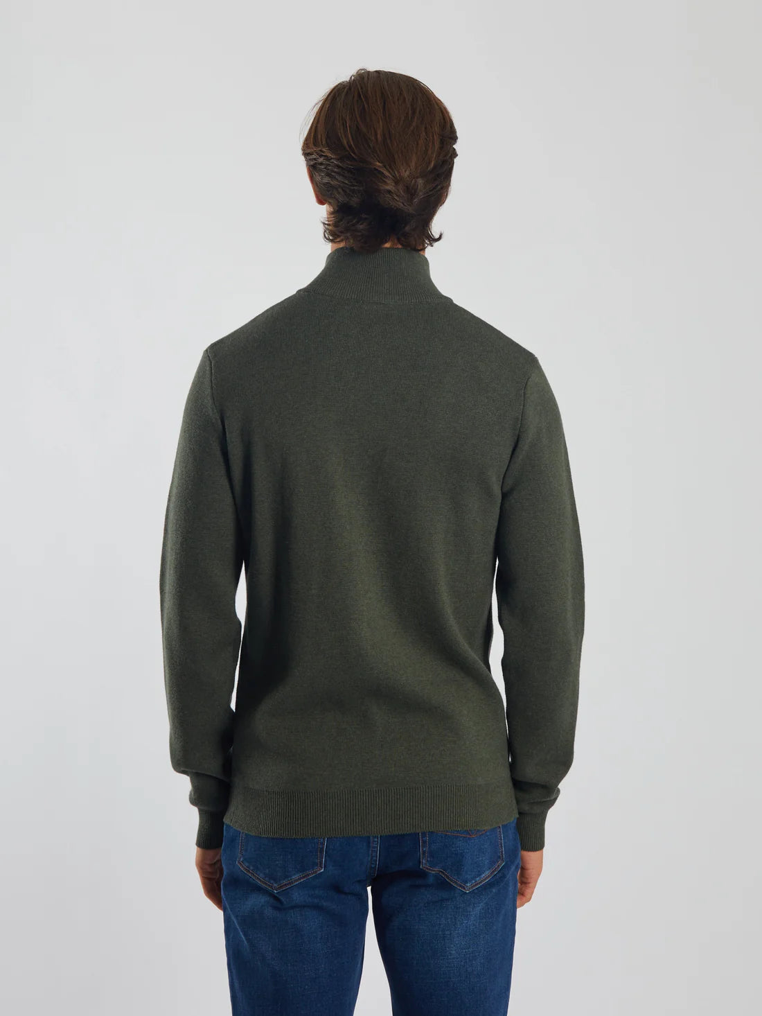 Colter Half Zip Workwear Green Marl