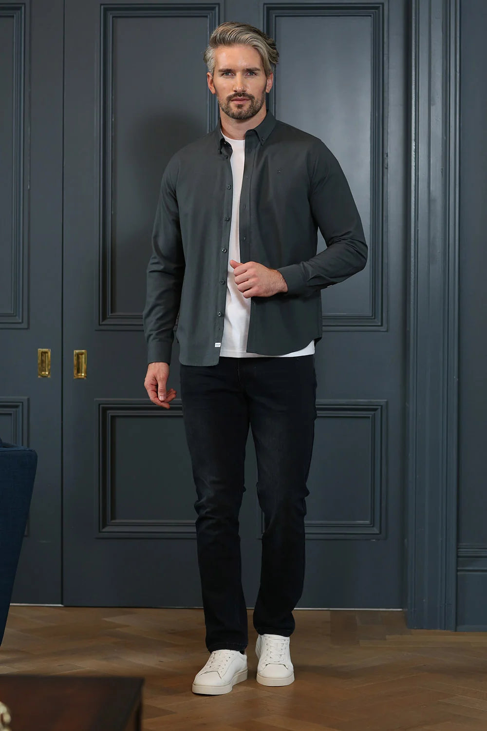 Fritz Shirt Pewter Green