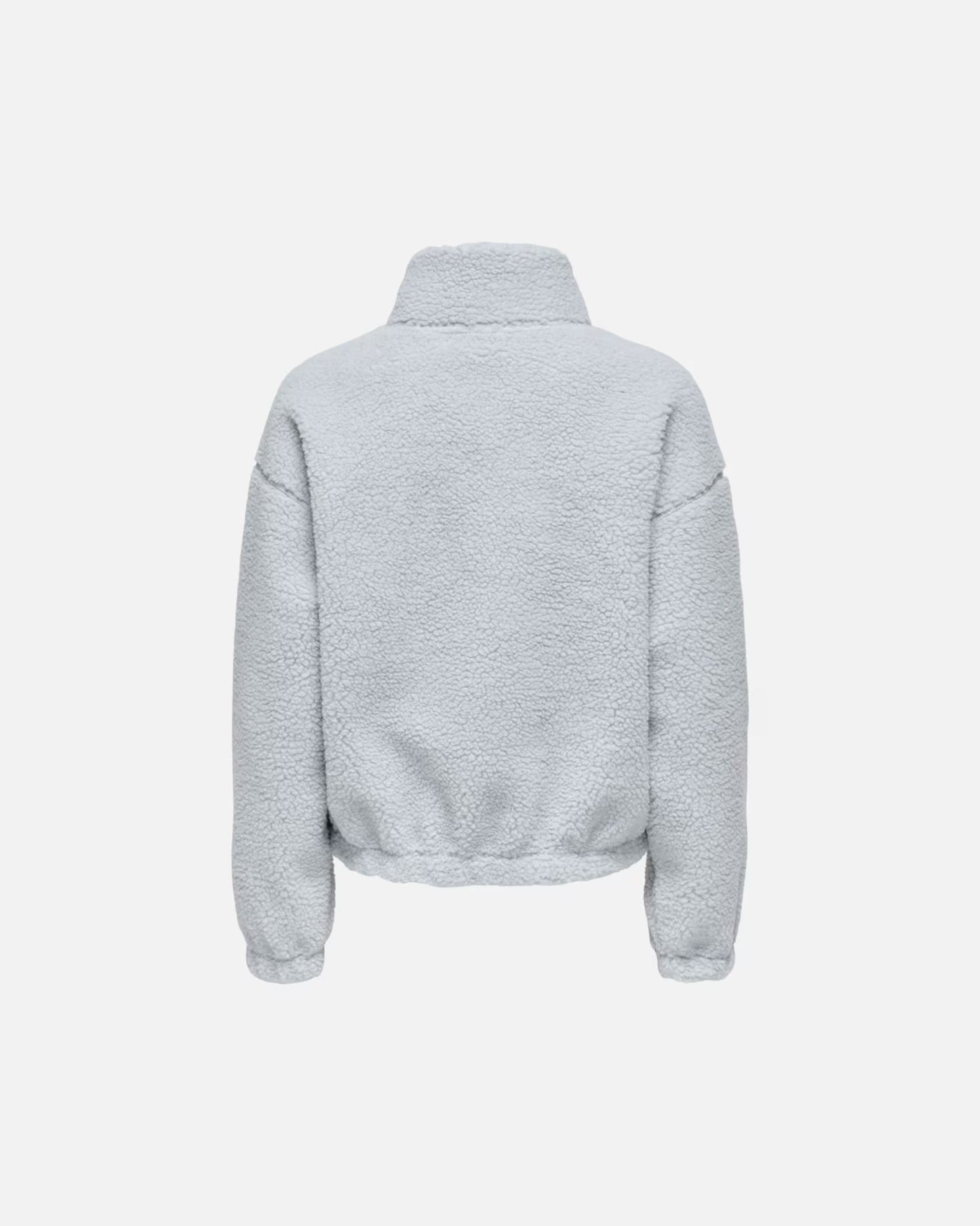 Amera L/S Half Zip Teddy Light Grey/Melange