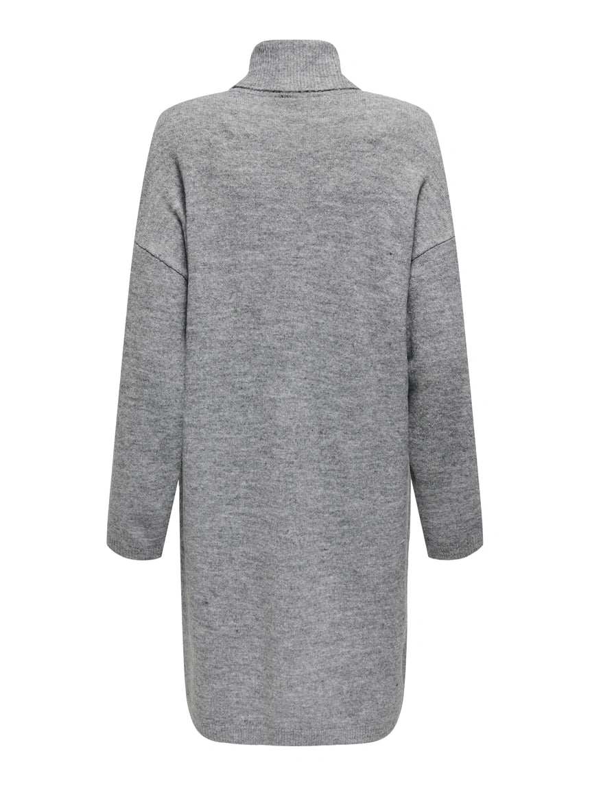 Talio Midi Dress Light Grey Melange