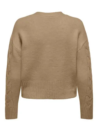 ONLRIO LIFE LS CABLE CARDIGAN KNT