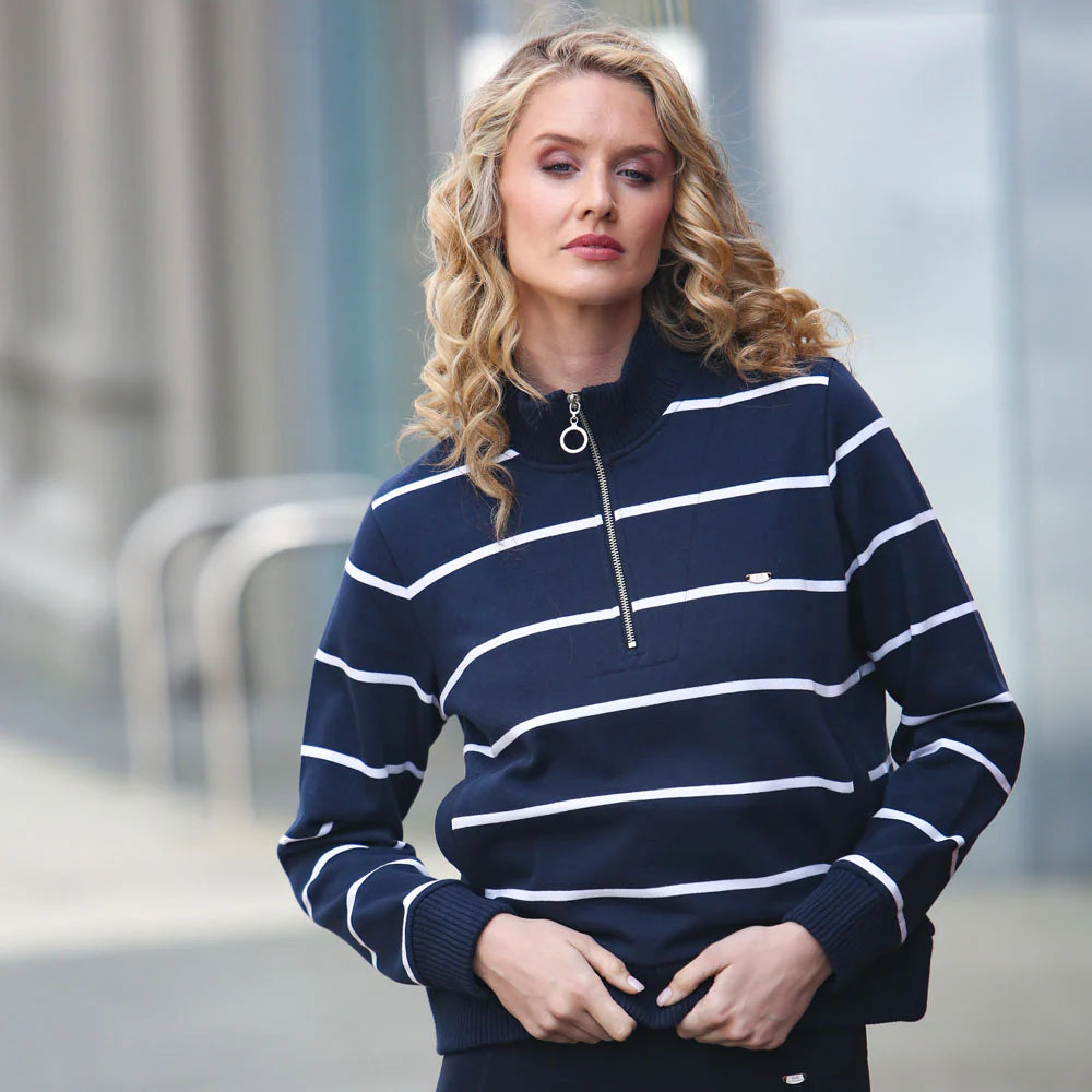 Molly Half Zip Navy