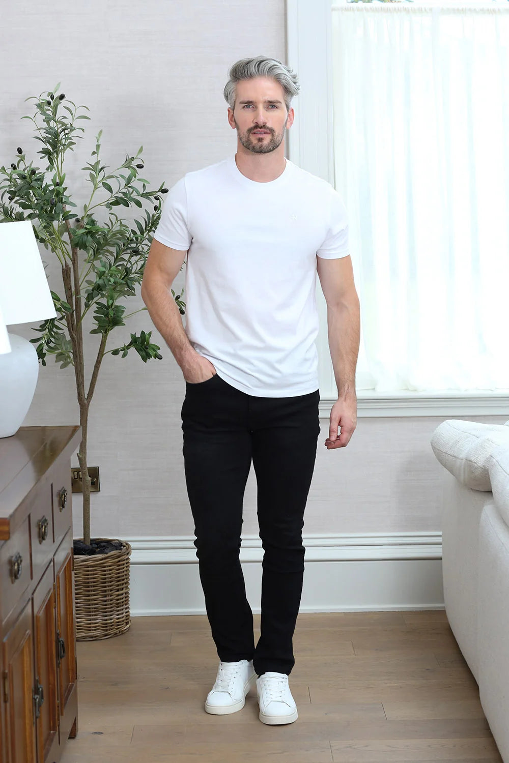 Angelo Slim Fit Jean Black