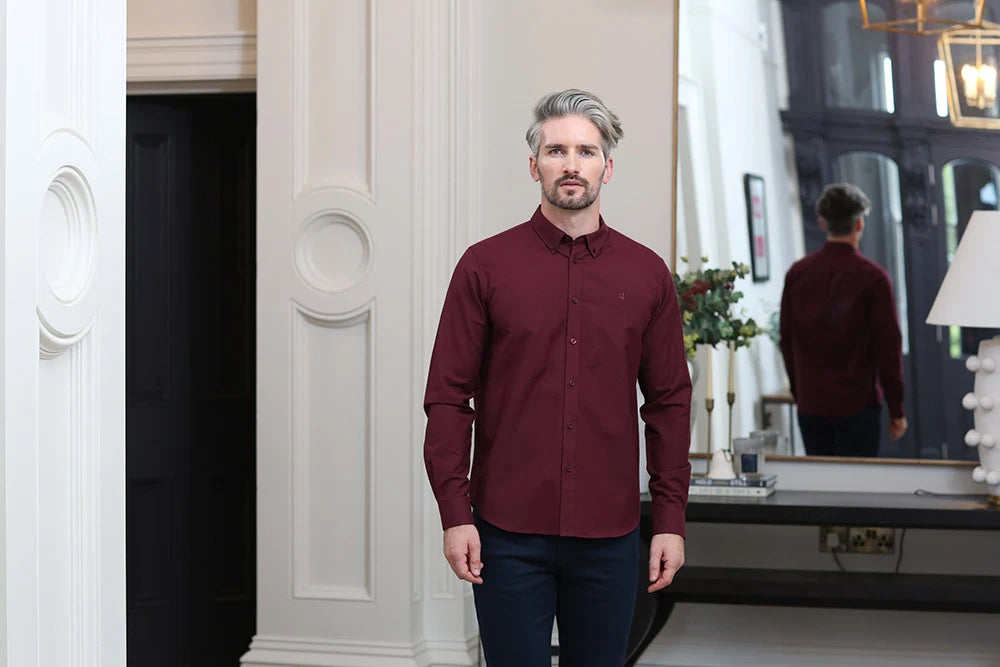 Fritz Shirt Maroon
