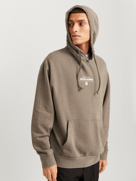 Bluaxton Sweat Hood Walnut