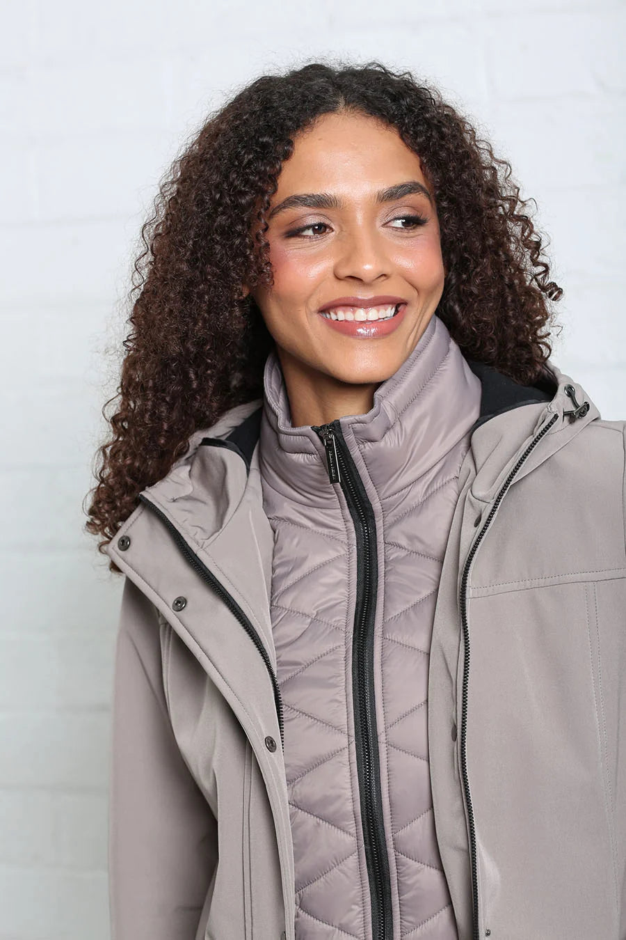 Elsie Coat Taupe