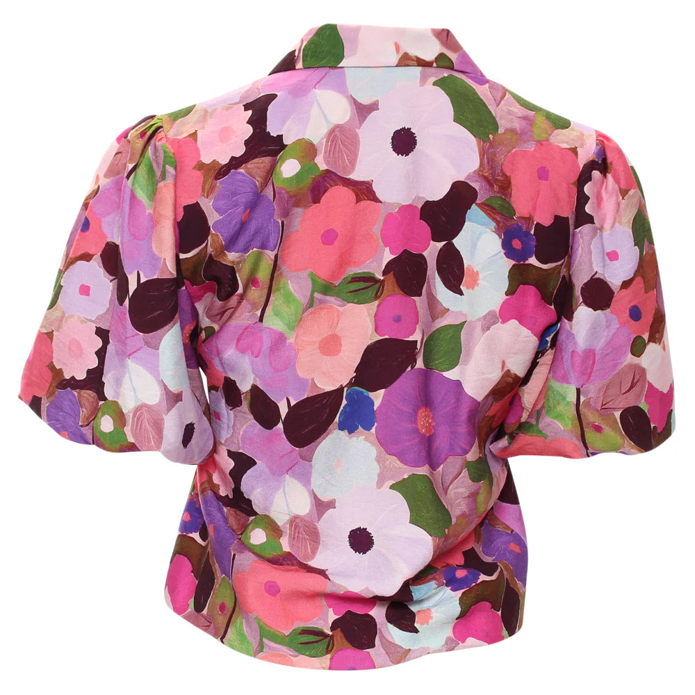 Morgan Wrap Top Pink