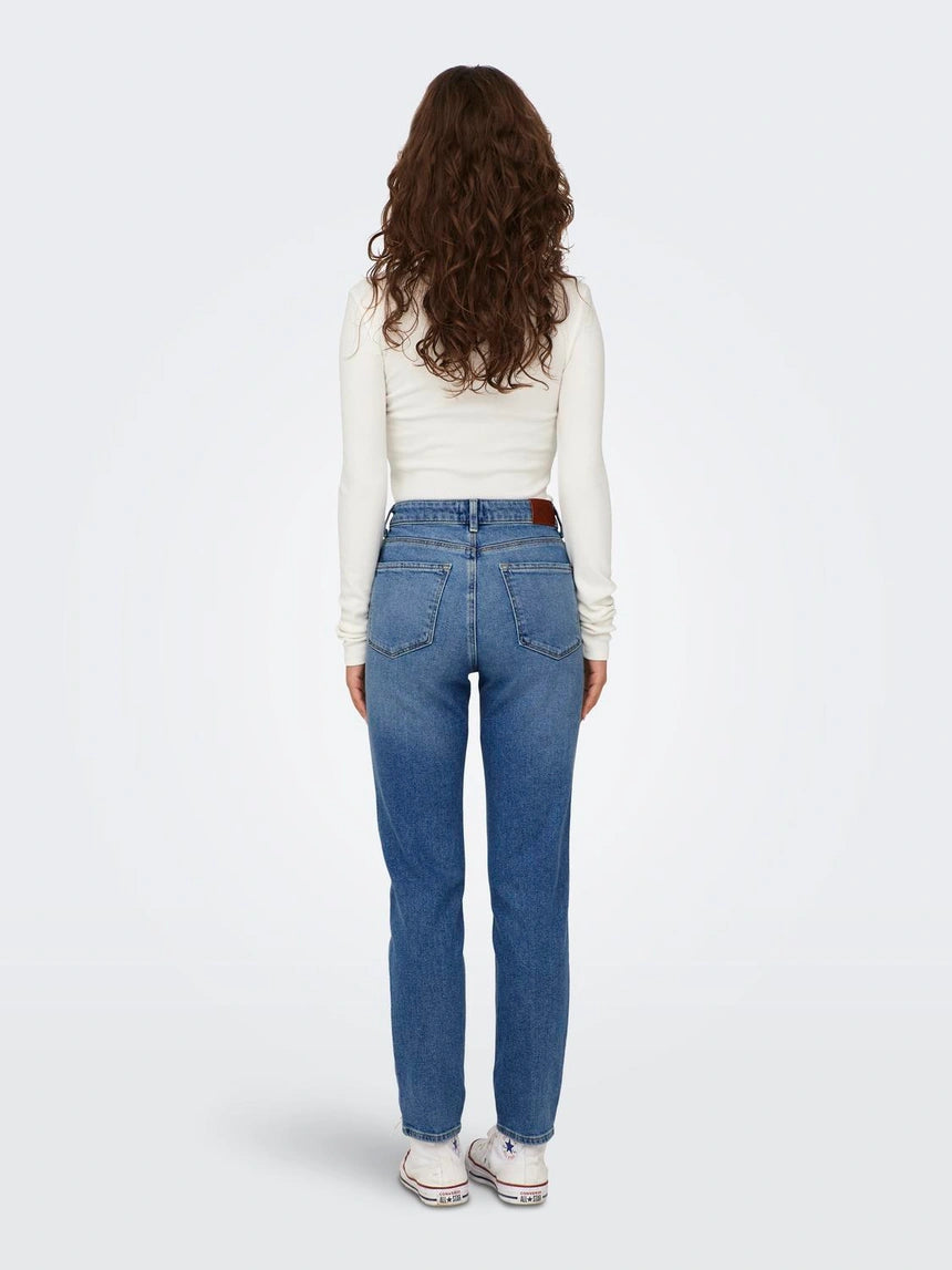 OnlEmily High Waist Straight Fit Jeans