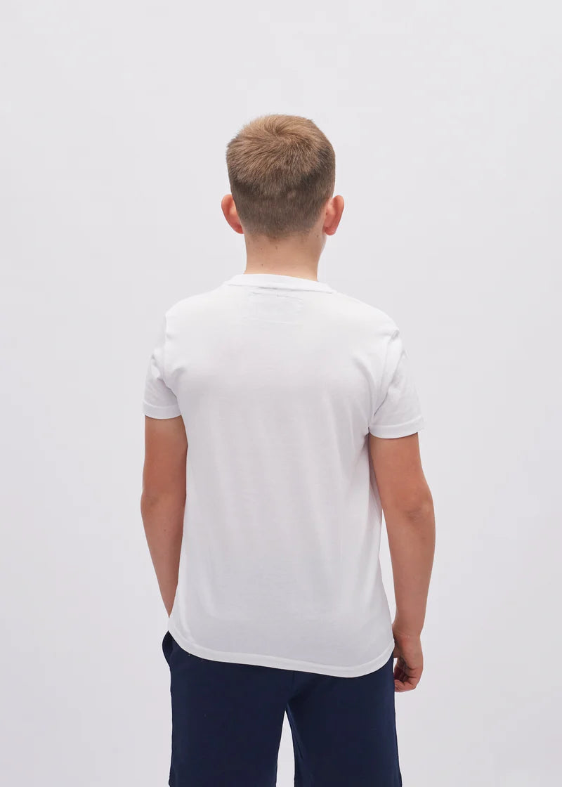 Heath Tee White/Navy