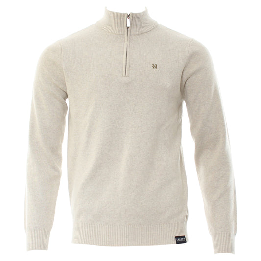 Jason Half Zip Sweat Putty