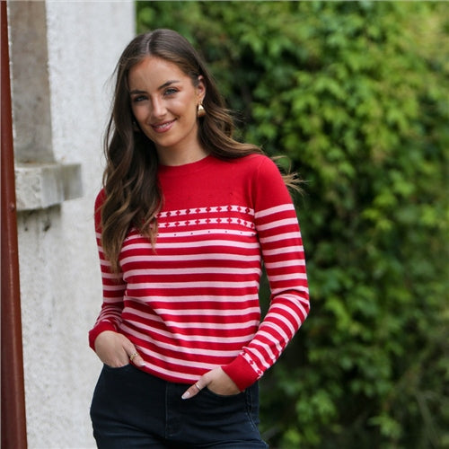 Julie jumper red