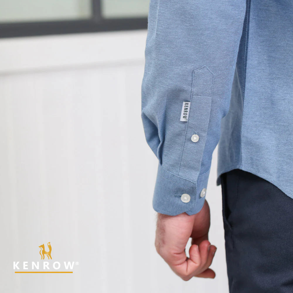 Jagger Oxford Shirt Denim Melange