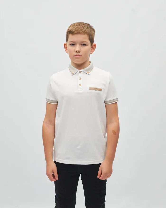 Nixon Boy White Polo