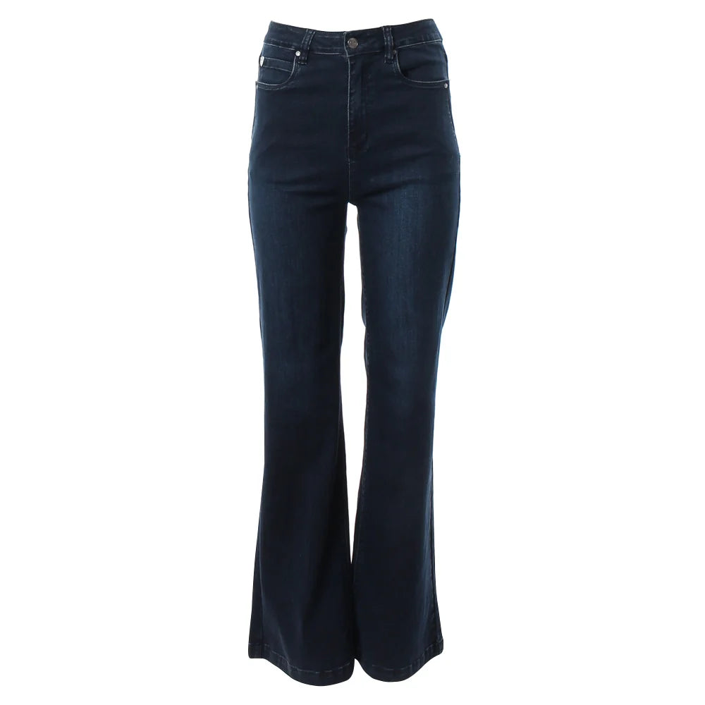 Percy Wide Leg Jean Deep Indigo