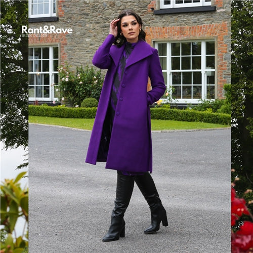 Bernie Coat Purple