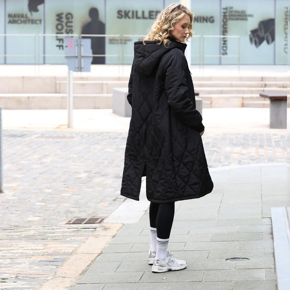 Casey Longline Coat Black