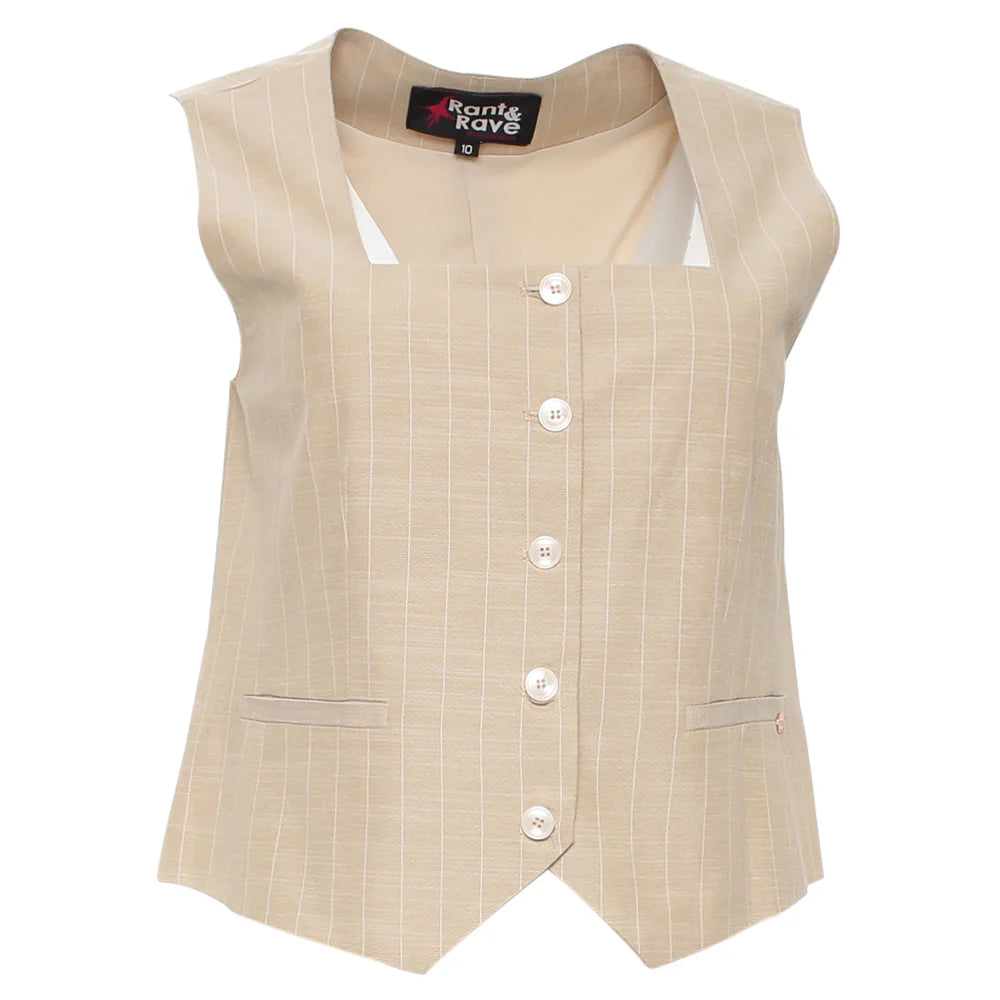 Edlyn Waistcoat Sand