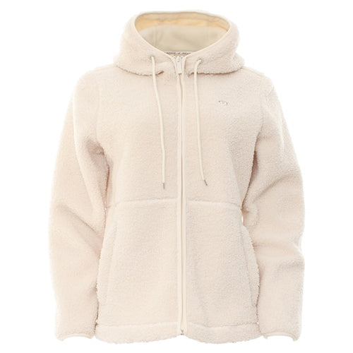 Alma Women’s Teddy Zip Hood Soft White