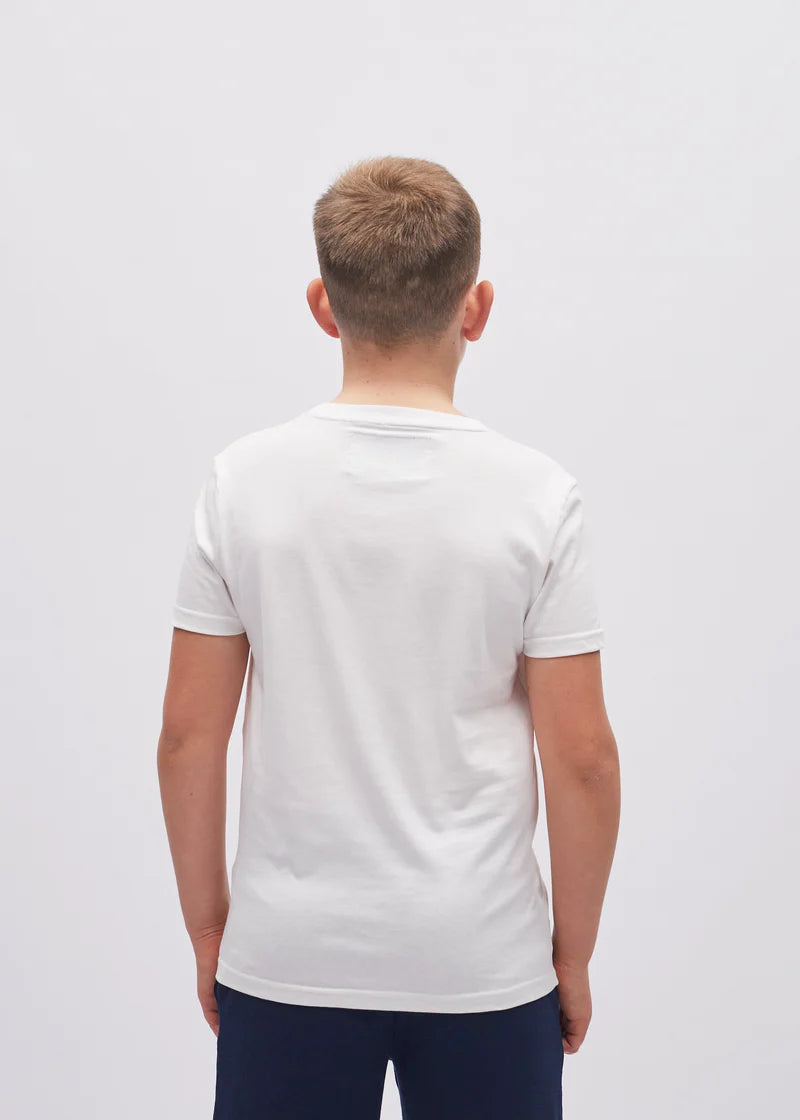Dane Boys Tee White