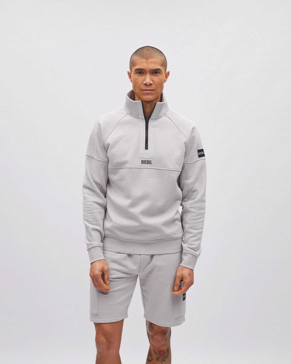 Hatcher Half Zip Shale Grey