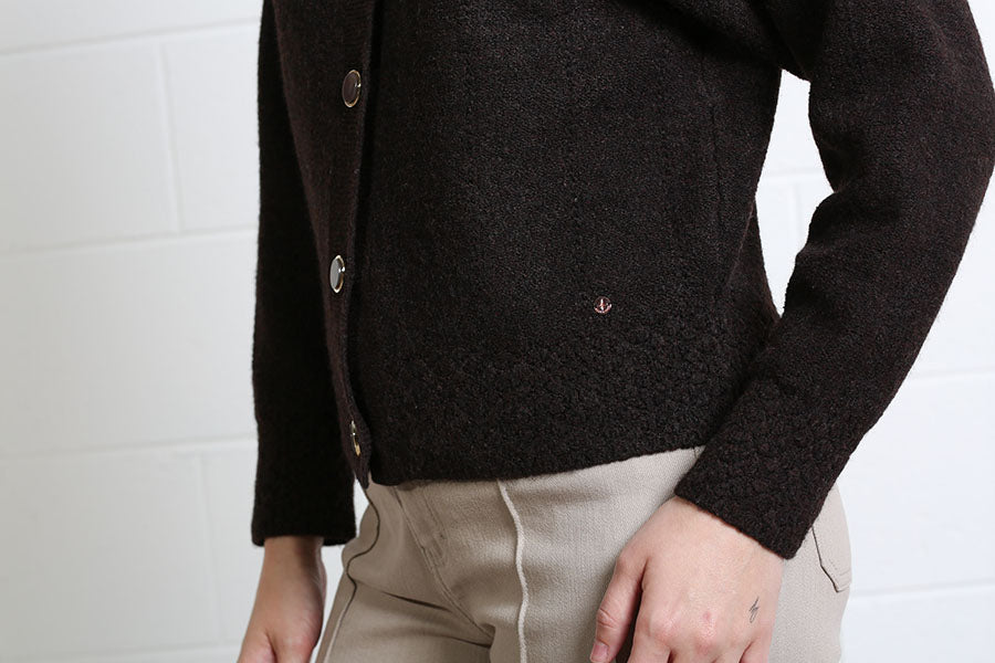 Claire Cardigan Dark Brown