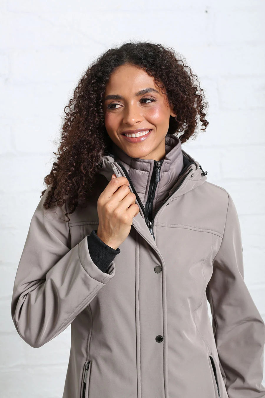 Elsie Coat Taupe