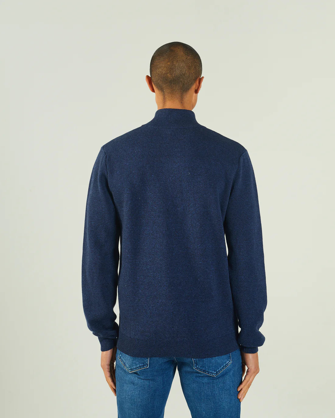 Colter Half Zip Space Blue Marl