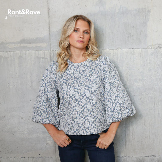 Quinn Top Ice Blue