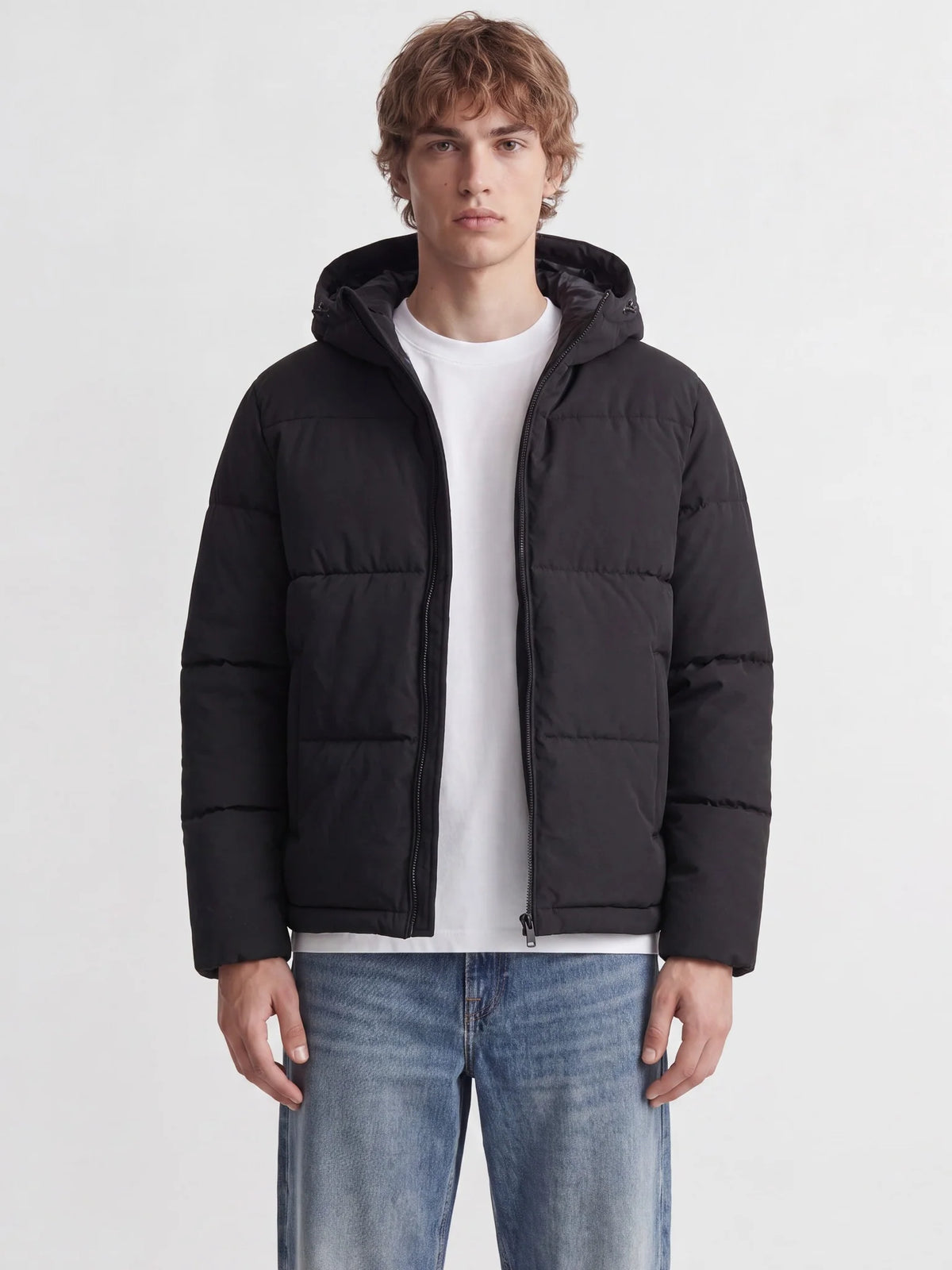 Galaxy Puffer Jacket - Black
