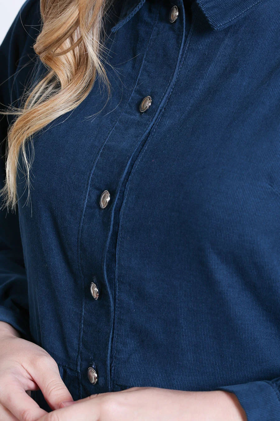 Hazel Shirt Dress Teal