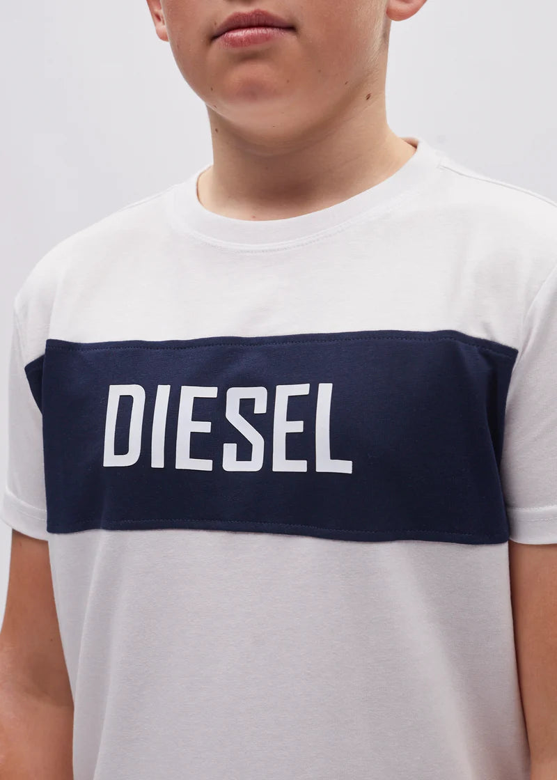 Heath Tee White/Navy