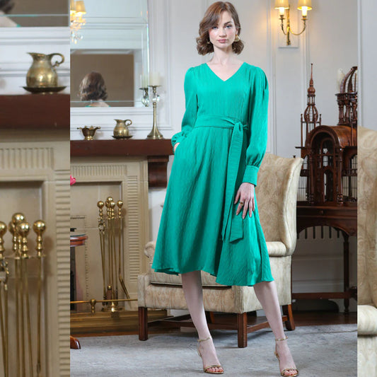 Bela Dress Green
