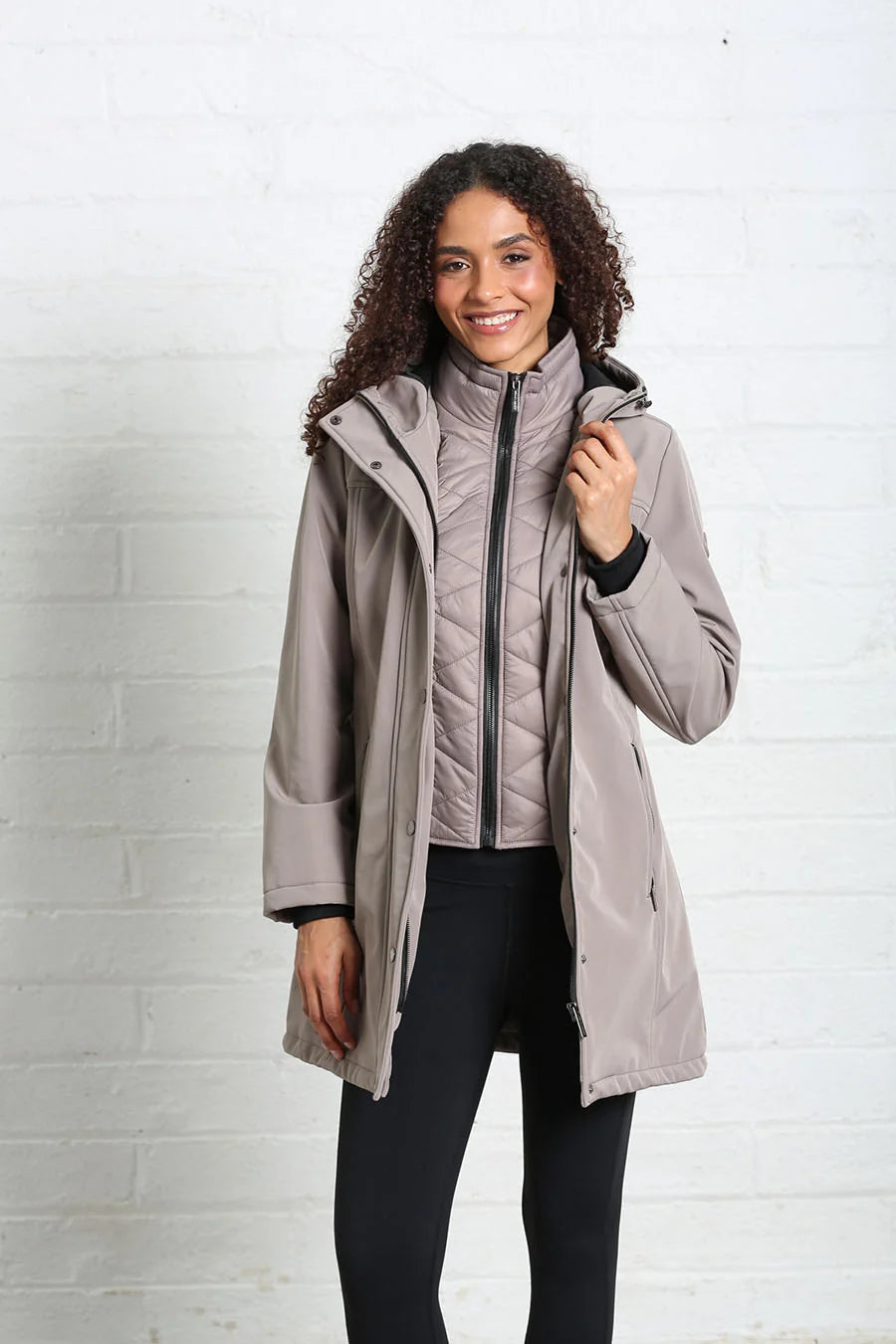 Elsie Coat Taupe