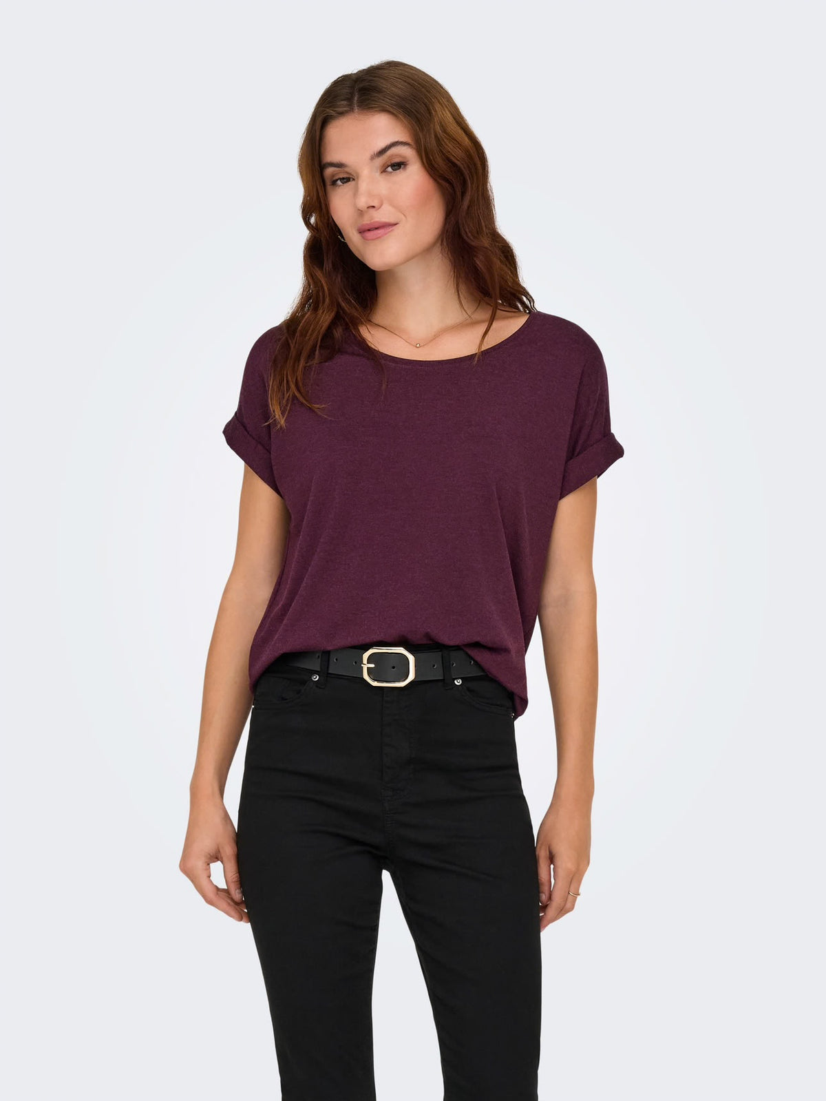 Moster S/S O-Neck Top Winetasting