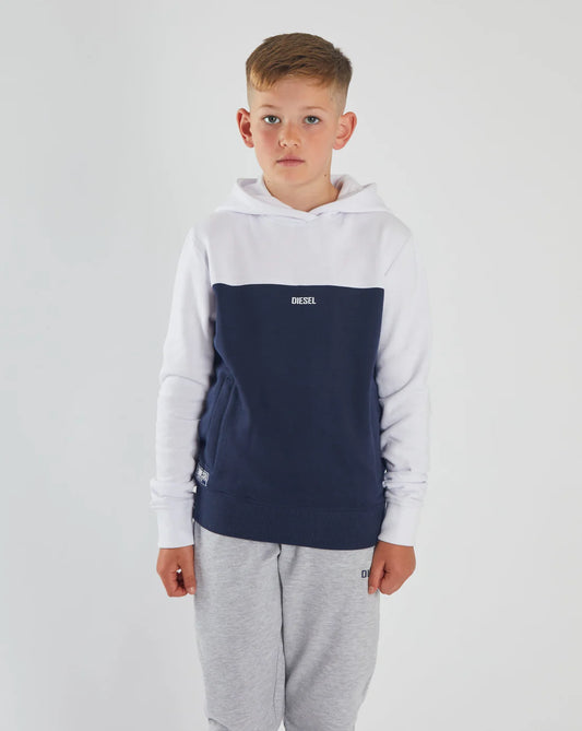 Adi Hood Boys White/Navy