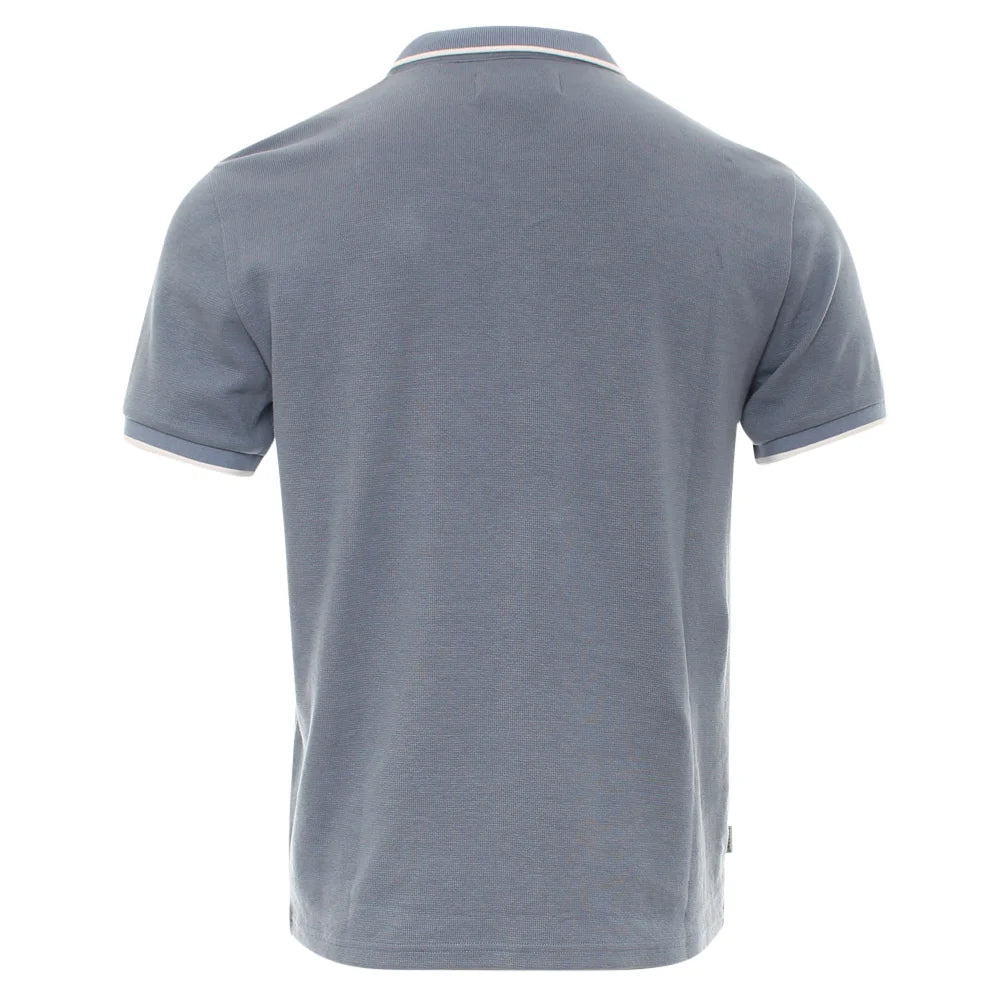 Chad Textured Polo Powder Blue