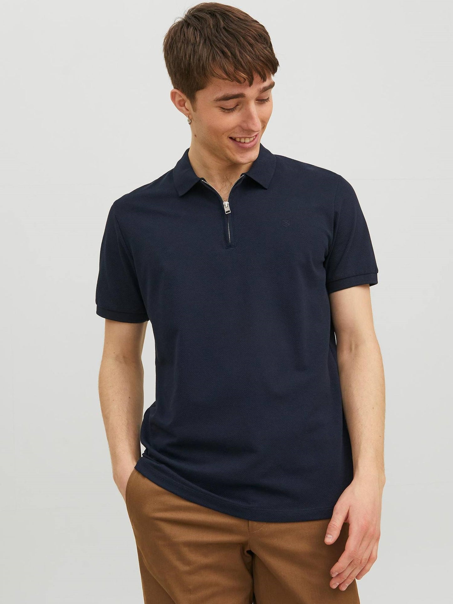 Johnny Half Zip Polo Night Sky