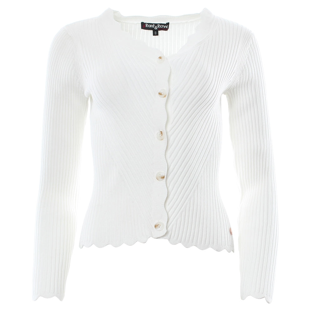 Elda Cardigan Soft White