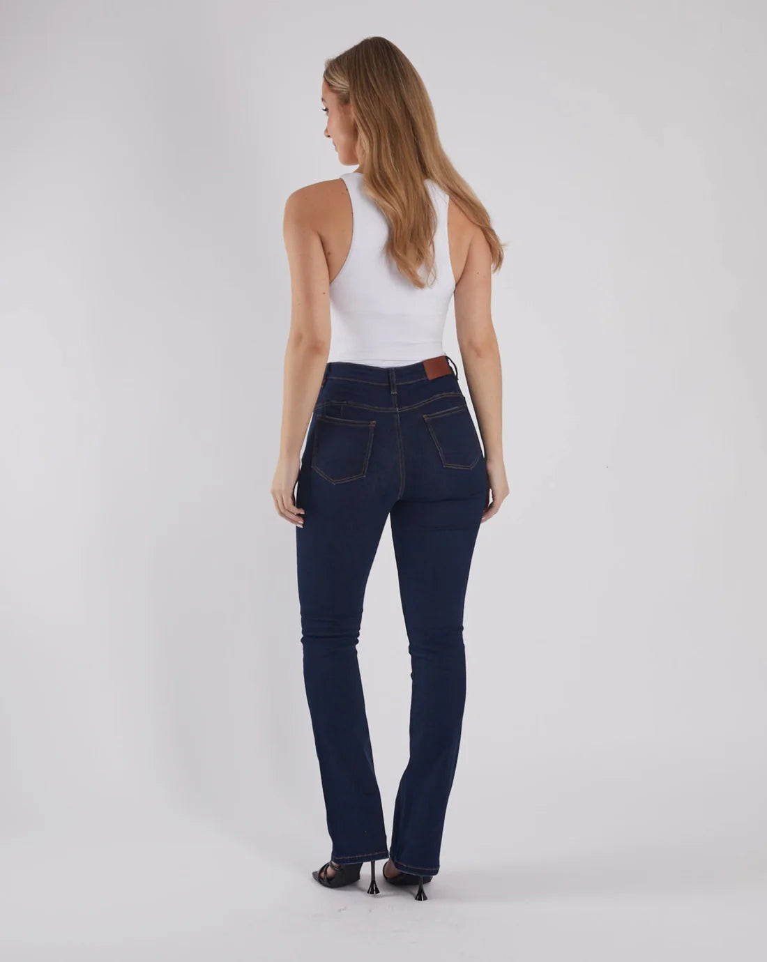 Gina High Rise Bootleg Indigo Blue