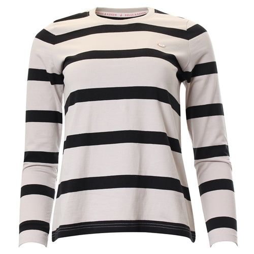 Mora Stripe L/S Top Black