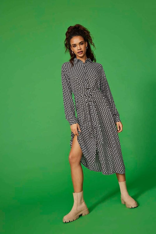 OnlRuth Life Shirt Midi Dress